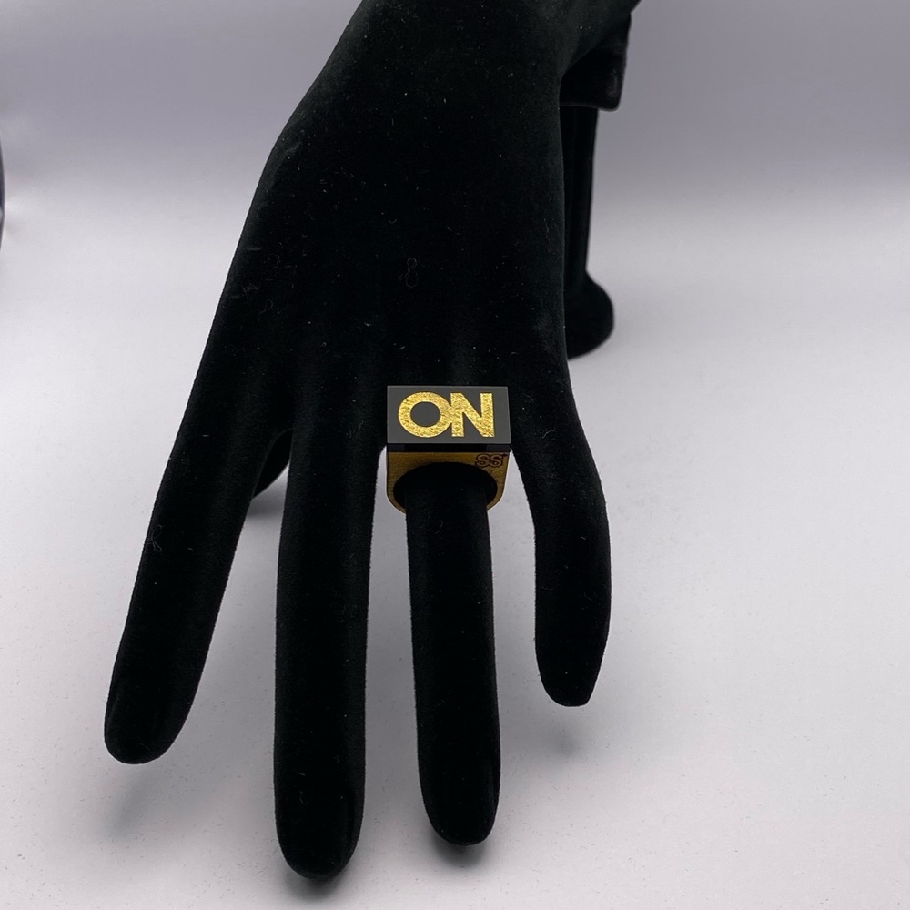 Vintage Streetwear Wooden Ring - NO